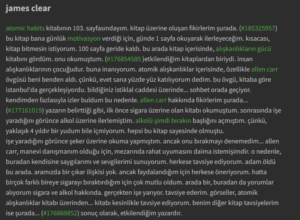 james clear ekşi