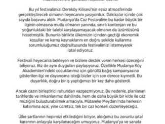 2. Mudanya Caz Festivali Neden İptal Edildi?